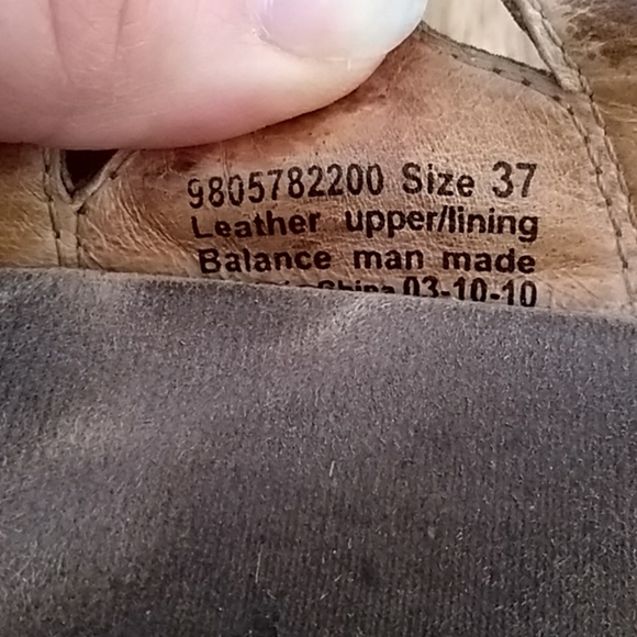 Dansko brown leather sandals - Picture 6 of 8